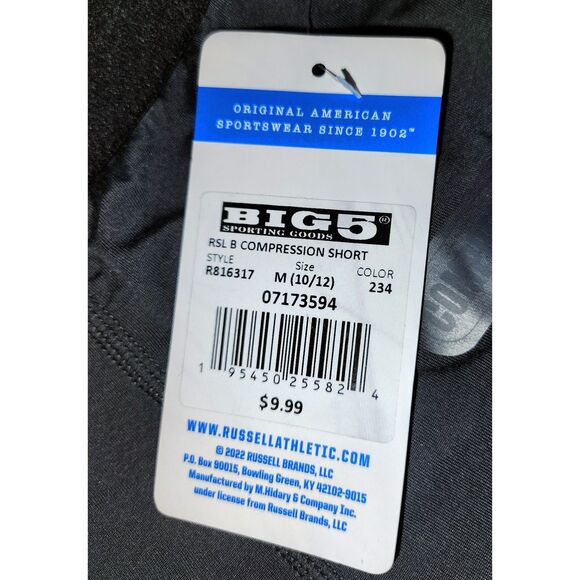 NWT 4 Pairs Russell Athletic Youth Boy's Compression Fit Shorts Size Medium - Picture 5 of 7